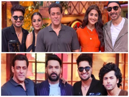 Watch: Salman jamming with Shehnaaz, Kapil Sharma, Sukhbir on 'Jeene Ke Hain Chaar Din' | Watch: Salman jamming with Shehnaaz, Kapil Sharma, Sukhbir on 'Jeene Ke Hain Chaar Din'