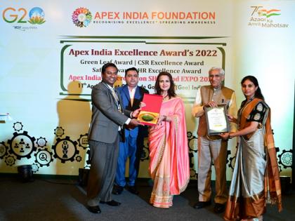 Brandix India Apparel City wins Apex India Green Leaf Platinum Award for sustainability | Brandix India Apparel City wins Apex India Green Leaf Platinum Award for sustainability