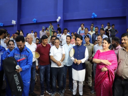 Anurag Thakur inaugurates sports facilities at SAI National Centre of Excellence in Hamirpur | Anurag Thakur inaugurates sports facilities at SAI National Centre of Excellence in Hamirpur