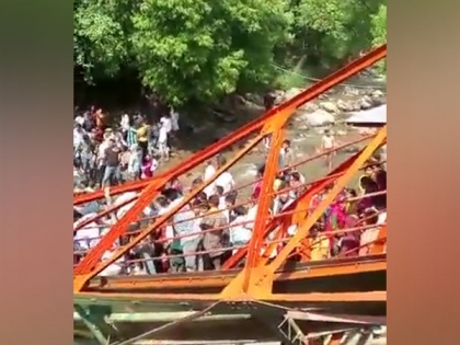 J-K: Six people injured after footbridge collapses in Udhampur | J-K: Six people injured after footbridge collapses in Udhampur