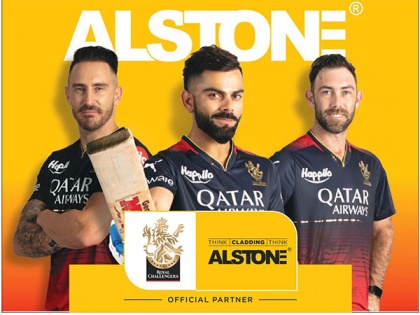 Alstone -The Country's Premier Metal Composite Panel Brand collaborates with Royal Challengers Bangalore as Official Partner for IPL 2023 | Alstone -The Country's Premier Metal Composite Panel Brand collaborates with Royal Challengers Bangalore as Official Partner for IPL 2023