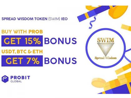 SWIM IEO - World's first knowledge-sharing token sale kicks off on ProBit Global | SWIM IEO - World's first knowledge-sharing token sale kicks off on ProBit Global SWIM IEO - World's first knowledge-sharing token sale kicks off on ProBit Global | SWIM IEO - World's first knowledge-sharing token sale kicks off on ProBit Global