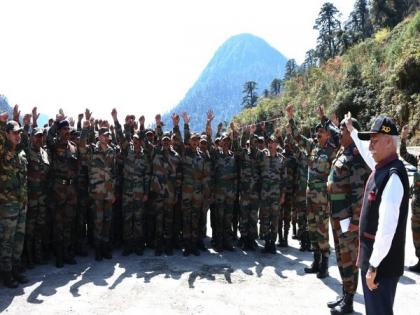 Arunachal Pradesh: Governor interacts with ITBP troops at Yorlung post near LAC | Arunachal Pradesh: Governor interacts with ITBP troops at Yorlung post near LAC