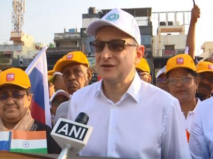 India-Russia friendship walkathon "shows how strong our friendship is," says Russian Consul General | India-Russia friendship walkathon "shows how strong our friendship is," says Russian Consul General