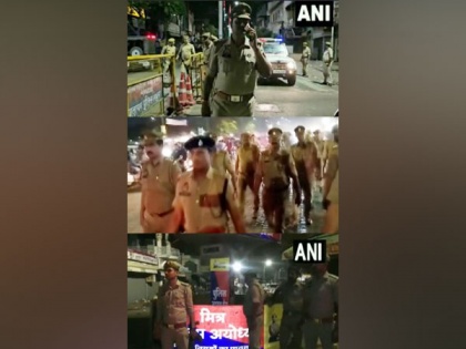 UP Police conducts flag march, patrolling in multiple districts after Atiq Ahmed, Ashraf shot dead | UP Police conducts flag march, patrolling in multiple districts after Atiq Ahmed, Ashraf shot dead
