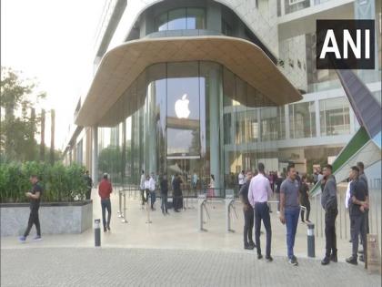 Excitement builds around opening of Apple's first retail store in Mumbai today, check out pics | Excitement builds around opening of Apple's first retail store in Mumbai today, check out pics