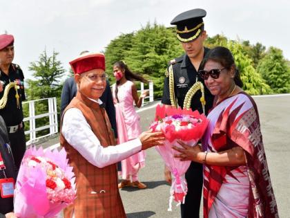 President Droupadi Murmu arrives in Shimla on four-day visit | President Droupadi Murmu arrives in Shimla on four-day visit