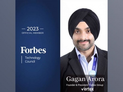 Gagan Arora, Founder &amp; President of Vertex Group accepted into Forbes Technology Council | Gagan Arora, Founder &amp; President of Vertex Group accepted into Forbes Technology Council