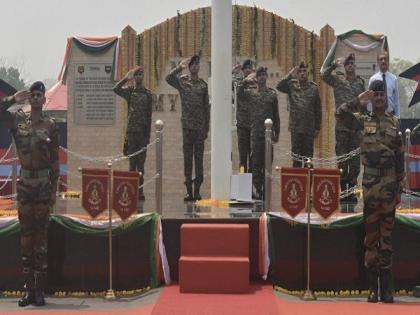 Naveen Jindal leads flag foundation installs Monumental Flag at Military Station in Guwahati | Naveen Jindal leads flag foundation installs Monumental Flag at Military Station in Guwahati