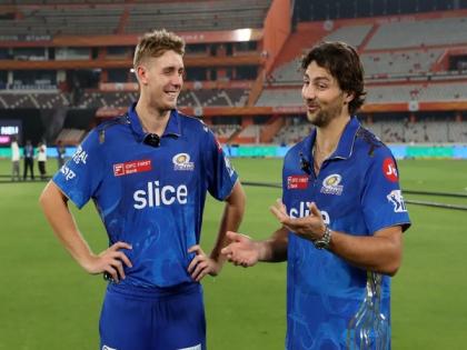 IPL 2023: "Green smacked me everywhere back in the schools", says MI Tim David after win over SRH | IPL 2023: "Green smacked me everywhere back in the schools", says MI Tim David after win over SRH