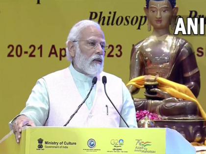 "India taking new initiatives based on Buddha's teachings": PM Narendra Modi at Global Buddhist Summit | "India taking new initiatives based on Buddha's teachings": PM Narendra Modi at Global Buddhist Summit "India taking new initiatives based on Buddha's teachings": PM Narendra Modi at Global Buddhist Summit | "India taking new initiatives based on Buddha's teachings": PM Narendra Modi at Global Buddhist Summit