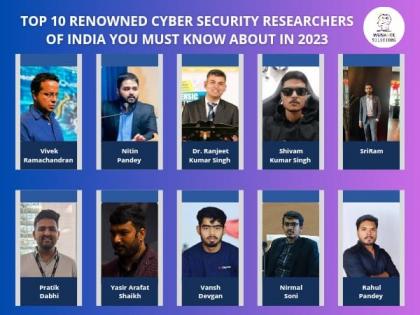 Top 10 renowned cyber security researchers of India you must know about in 2023 | Top 10 renowned cyber security researchers of India you must know about in 2023