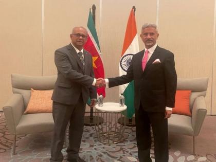 EAM Jaishankar holds meeting with Suriname counterpart Albert Ramdin in Guyana | EAM Jaishankar holds meeting with Suriname counterpart Albert Ramdin in Guyana