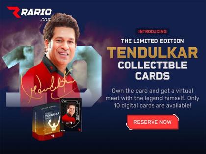 Rario unveils digital collectibles in honor of Master Blaster Sachin Tendulkar's 50th birthday celebration | Rario unveils digital collectibles in honor of Master Blaster Sachin Tendulkar's 50th birthday celebration