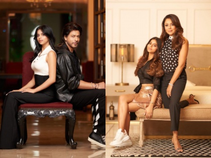 Suhana Khan poses with Shah Rukh Khan, Gauri in new viral pics, fans pour love | Suhana Khan poses with Shah Rukh Khan, Gauri in new viral pics, fans pour love
