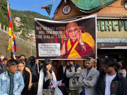 Shimla: Scores of Buddhists gather in support of Dalai Lama | Shimla: Scores of Buddhists gather in support of Dalai Lama