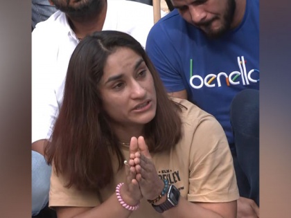 "Will sit... till we don't get justice,": Vinesh Phogat | "Will sit... till we don't get justice,": Vinesh Phogat