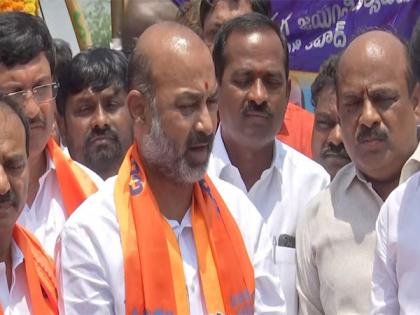 "A vote for BRS is a vote for Congress": Telangana BJP chief Bandi Sanjay | "A vote for BRS is a vote for Congress": Telangana BJP chief Bandi Sanjay