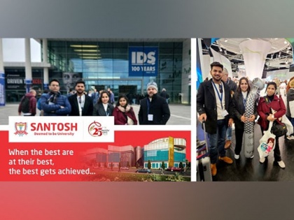 Santosh University awards top students fully sponsored study tour to IDS KOLN 2023, encouraging academic excellence in dental industry | Santosh University awards top students fully sponsored study tour to IDS KOLN 2023, encouraging academic excellence in dental industry