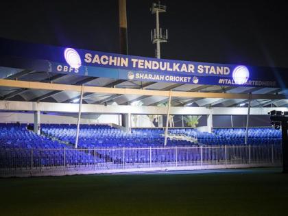 Sharjah Cricket Ground unveils Sachin Tendulkar Stand | Sharjah Cricket Ground unveils Sachin Tendulkar Stand