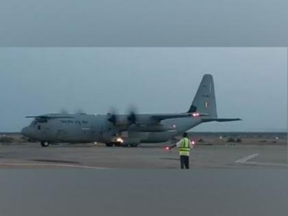 IAF takes charge; C-130J aircraft lands in Port Sudan for evacuation operations | IAF takes charge; C-130J aircraft lands in Port Sudan for evacuation operations
