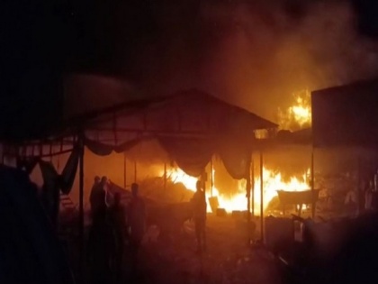 Andhra Pradesh: Fire breaks out in boat manufacturing unit, 40 boats gutted | Andhra Pradesh: Fire breaks out in boat manufacturing unit, 40 boats gutted