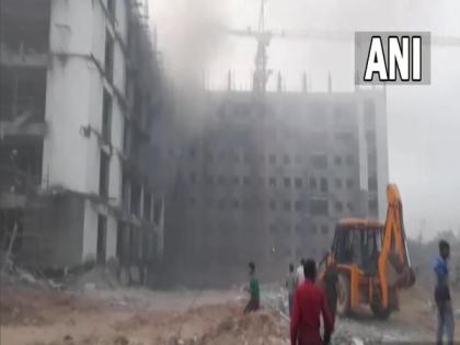 J-K: Fire at under-construction AIIMS building in Samba, no casualty reported | J-K: Fire at under-construction AIIMS building in Samba, no casualty reported