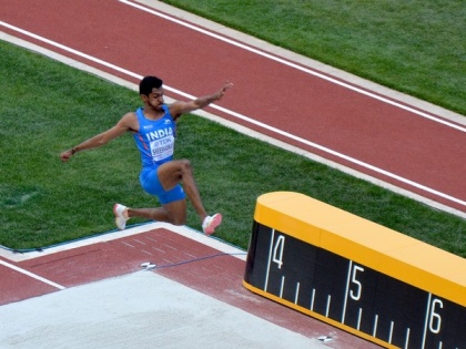 India's Murali Sreeshankar bags gold medal in long jump at MVA High Performance athletics meet | India's Murali Sreeshankar bags gold medal in long jump at MVA High Performance athletics meet