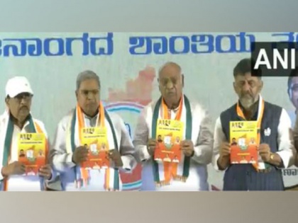 Karnataka Polls: "Will ban...," Congress cites Bajrang Dal, PFI in manifesto | Karnataka Polls: "Will ban...," Congress cites Bajrang Dal, PFI in manifesto