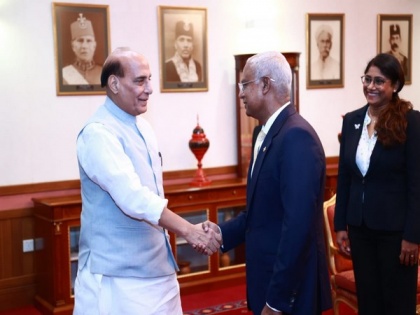 Rajnath Singh, Maldives President discuss issues to further strengthen ties | Rajnath Singh, Maldives President discuss issues to further strengthen ties
