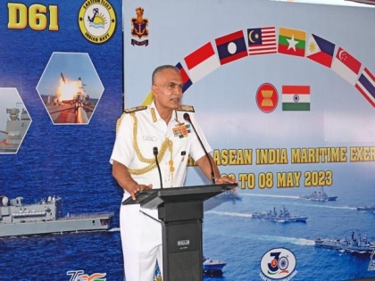 Navy chief Admiral R Hari Kumar on 3-day visit to Singapore | Navy chief Admiral R Hari Kumar on 3-day visit to Singapore