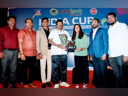 India Cup National Tennis Ball Cricket League 2023 trophy unveiled by Dr PV Shetty, Cricketer Jemimah Rodrigues | India Cup National Tennis Ball Cricket League 2023 trophy unveiled by Dr PV Shetty, Cricketer Jemimah Rodrigues