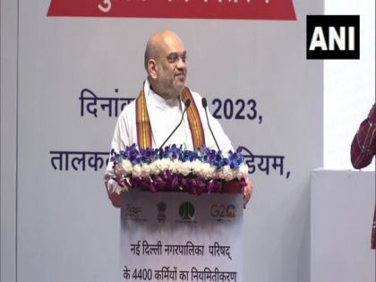 Amit Shah hands over regularization letters to 4400 NDMC employees, credits PM Modi for changes in recruitment rules | Amit Shah hands over regularization letters to 4400 NDMC employees, credits PM Modi for changes in recruitment rules