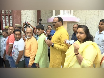 UP urban body elections: Deputy CM Brajesh Pathak casts his vote in Lucknow | UP urban body elections: Deputy CM Brajesh Pathak casts his vote in Lucknow