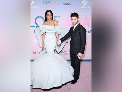 Priyanka Chopra, Nick Jonas arrive in style at 'Love Again' premiere | Priyanka Chopra, Nick Jonas arrive in style at 'Love Again' premiere