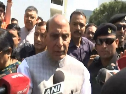 UP municipal elections: Defence minister Rajnath Singh casts vote in Lucknow | UP municipal elections: Defence minister Rajnath Singh casts vote in Lucknow