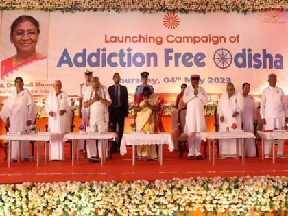 President Murmu launches 'Addiction Free Odisha' campaign at Mayurbhanj | President Murmu launches 'Addiction Free Odisha' campaign at Mayurbhanj