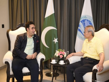SCO Secy-Gen calls on Pakistan's Bilawal Bhutto on sidelines of Foreign Ministers' meet in Goa | SCO Secy-Gen calls on Pakistan's Bilawal Bhutto on sidelines of Foreign Ministers' meet in Goa