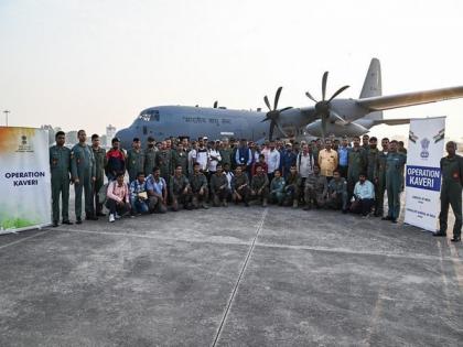 Operation Kaveri: IAF flight with 47 passengers onboard lands in India | Operation Kaveri: IAF flight with 47 passengers onboard lands in India