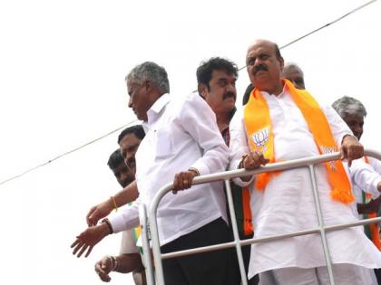 Karnataka elections: CM Bommai holds roadshow in Varuna | Karnataka elections: CM Bommai holds roadshow in Varuna
