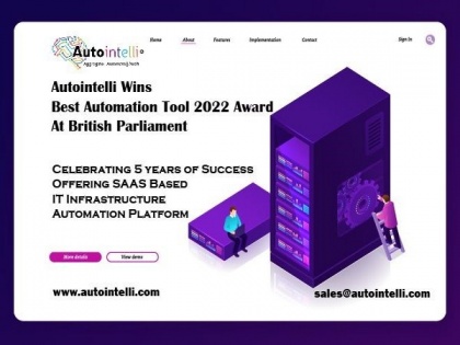 Autointelli, a company specialising in AIOps (Artificial Intelligence for IT Operations), Wins Award for Best Automation Tool 2022 at Britain`s Houses of Parliament, Westminster | Autointelli, a company specialising in AIOps (Artificial Intelligence for IT Operations), Wins Award for Best Automation Tool 2022 at Britain`s Houses of Parliament, Westminster