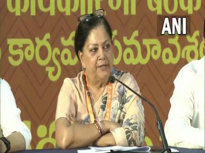 "Gehlot's statement a conspiracy...": Vasundhara Raje counters Rajasthan CM's claim | "Gehlot's statement a conspiracy...": Vasundhara Raje counters Rajasthan CM's claim