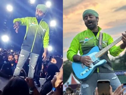 Arijit Singh injured after excited fan pulls hand during live concert, says "my hand is shaking" | Arijit Singh injured after excited fan pulls hand during live concert, says "my hand is shaking"