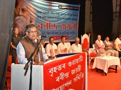 Assam Governor attends 162nd birth anniversary celebrations of Rabindranath Tagore in Guwahati | Assam Governor attends 162nd birth anniversary celebrations of Rabindranath Tagore in Guwahati