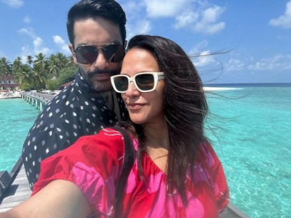 "Here's to holding you closer": Neha Dhupia wishes husband Angad on their 5th wedding anniversary | "Here's to holding you closer": Neha Dhupia wishes husband Angad on their 5th wedding anniversary