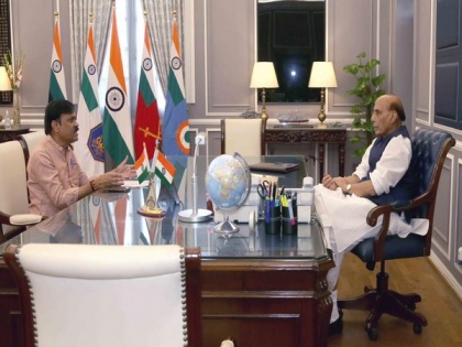 Visakhapatnam: BJP MP meets Defence Minister Rajnath Singh, seeks support for construction of Sainik Bhawan, Rest House | Visakhapatnam: BJP MP meets Defence Minister Rajnath Singh, seeks support for construction of Sainik Bhawan, Rest House