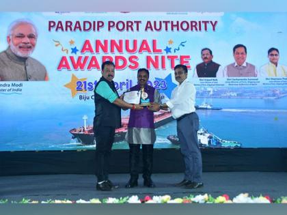 OSL bags "Best Stevedores for the Year 2022-23" award from Paradip Port Authority | OSL bags "Best Stevedores for the Year 2022-23" award from Paradip Port Authority