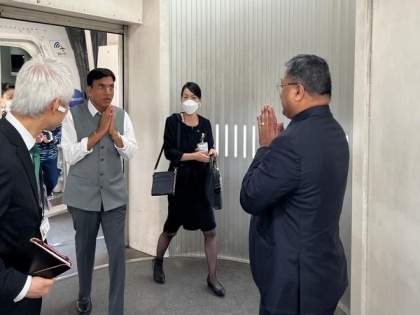 Union Minister Mansukh Mandaviya arrives in Nagasaki City, Japan for G7 Health Ministers' Meeting | Union Minister Mansukh Mandaviya arrives in Nagasaki City, Japan for G7 Health Ministers' Meeting