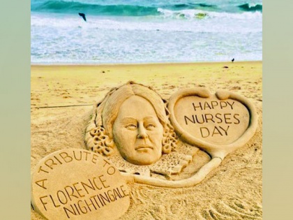 International Nurse Day 2023: Sudarsan Pattnaik's creative tribute to Florence Nightingale | International Nurse Day 2023: Sudarsan Pattnaik's creative tribute to Florence Nightingale