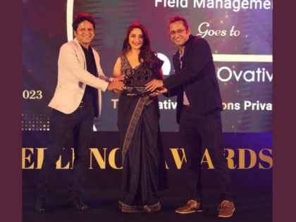Transovative Wins Global Excellence Award for Most Innovative Field Management Apps, Presented by Bollywood Star Madhuri Dixit | Transovative Wins Global Excellence Award for Most Innovative Field Management Apps, Presented by Bollywood Star Madhuri Dixit
